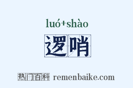 逻哨是什么意思的图片